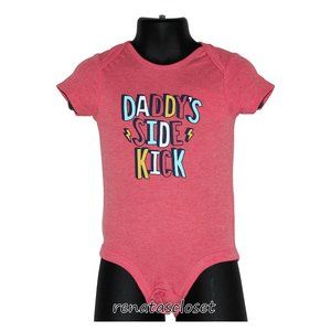 Carter's Baby's "Daddy's Side Kick" Short Sleeve Onesie NWT